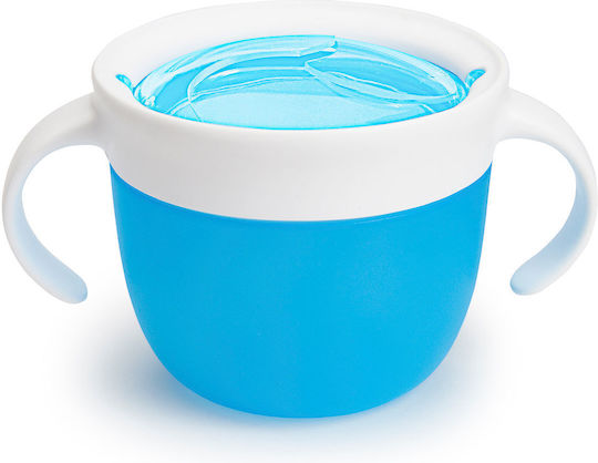 Munchkin Blauer Snack-Container aus Kunststoff für 12+ Monate