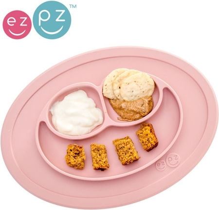 Ezpz Happy Mini Rote Silikon Tablett für 12+ Monate