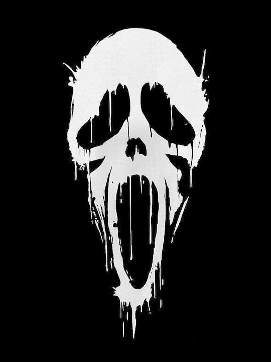Scream Movie Tshirt All Time Classic Unisex T-shirt Βαμβακερό Μαύρο
