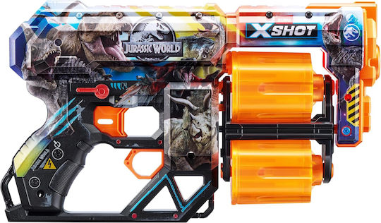Zuru X-shot Skins Dread Series 1 Toy Guns with Foam Dart Bullets JURASSIC