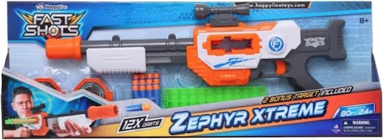Just Toys Fast Shots Blaster Wraps Zephyr Xtreme Όπλα με Αφρώδη Βελάκια