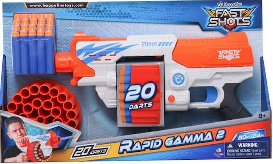 Just Toys Fast Shots Foam Dart Gun