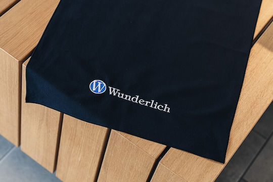 Wunderlich Mikrofasertuch Gesicht Schwarz 100x50cm