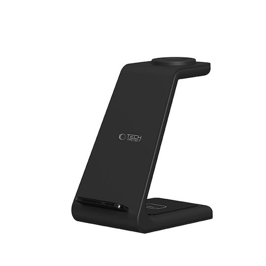 Tech-Protect Kabelloses Ladegerät (Qi Pad) 15W Schwarzs (QI15W-A36)