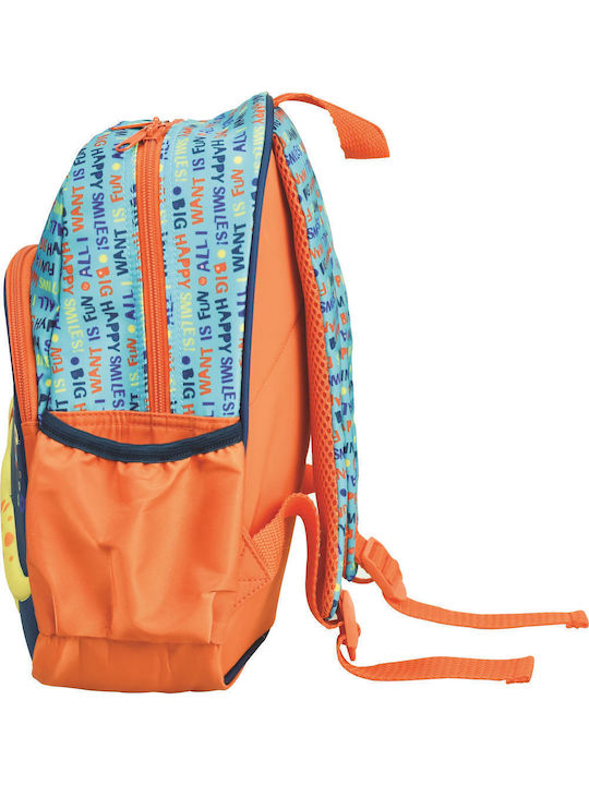 Gim Backpack School Bag Backpack Kindergarten Multicolour with Water Bottle Holder 12Liters