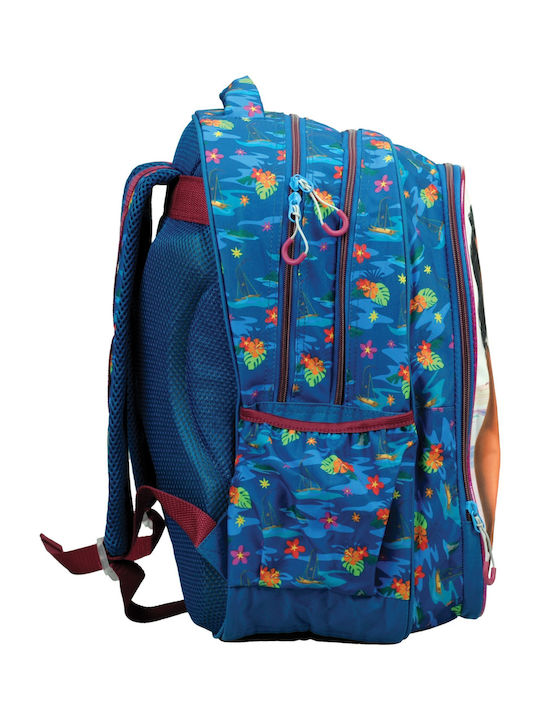 Gim Backpack School Bag Backpack Elementary, Elementary Multicolour with Water Bottle Holder 27Liters