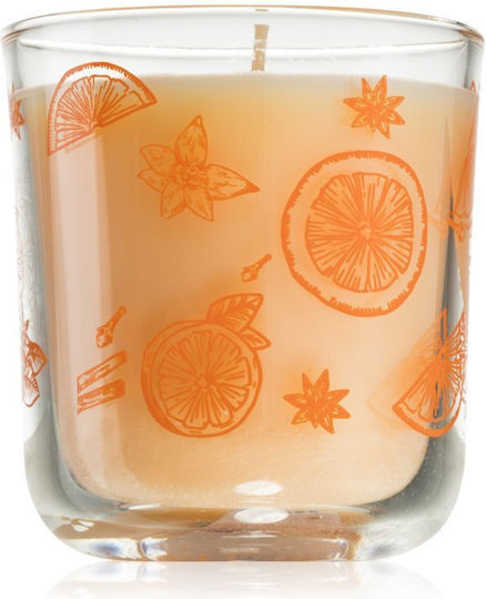 Lumânare de Lux Santini Portocaliu Măr Copt 200g