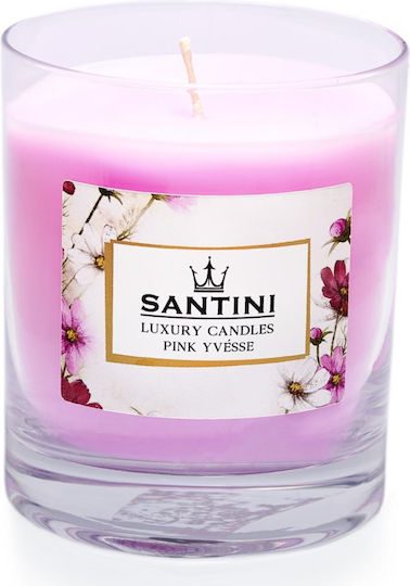 Luxoase Lumânare Santini Roz Yvésse 200g