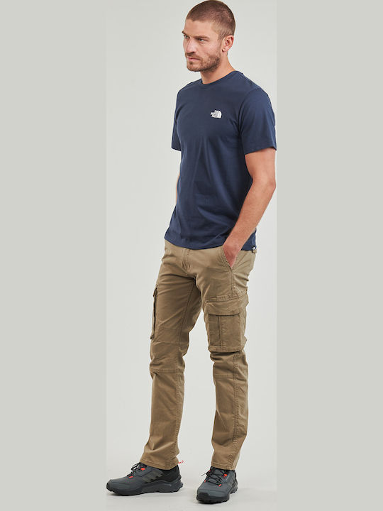 Simple Dome Αθλητικό T-shirt Navy Μπλε