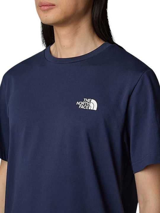 Simple Dome Αθλητικό T-shirt Navy Μπλε