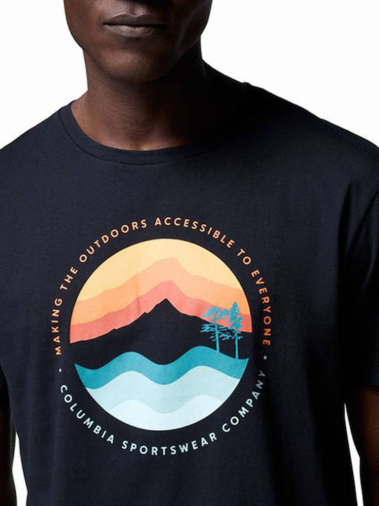 Path Lake Ii T-shirt Czarne