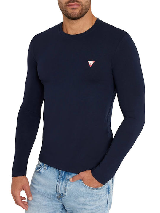 CORE Herrenbluse Langarm Marineblaue