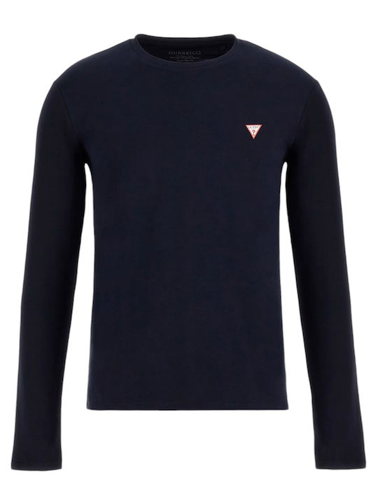 CORE Herrenbluse Langarm Marineblaue