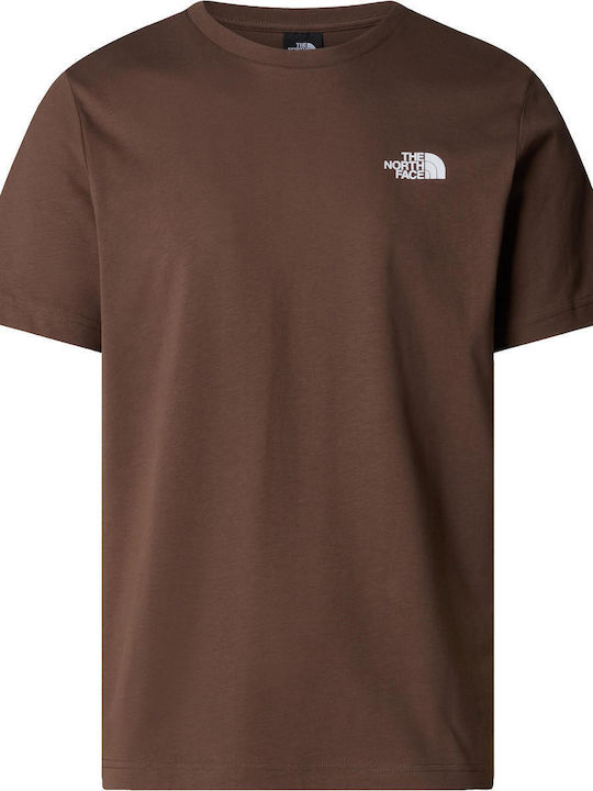 T-shirt Smokey Brown, Tnf Black