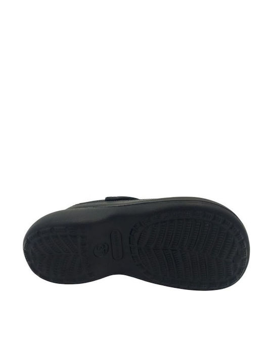 Adam's Shoes Damen Anatomisch Clogs Schwarz