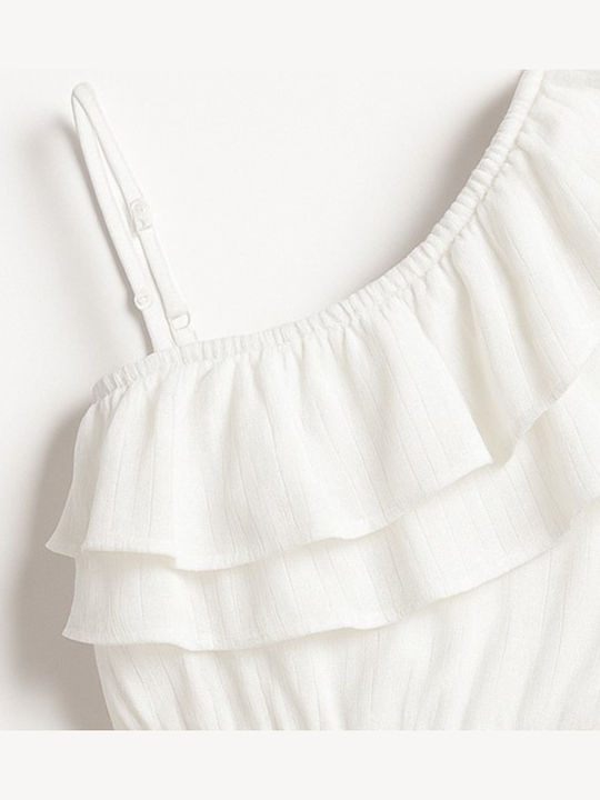 Domina Kids' Fabric Jumpsuit Shorts/Bermudas ECRU