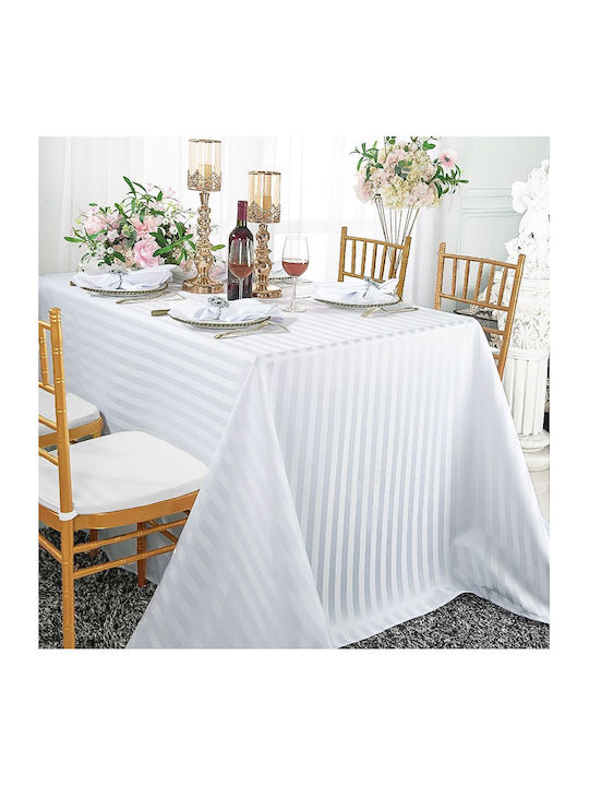 Kotonia Home Față de masă Din Bumbac Alb 150x150cm