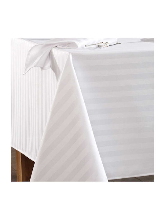 Kotonia Home Față de masă Din Bumbac Alb 150x150cm