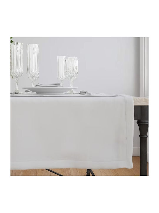 Kotonia Home Față de masă Din Bumbac Set Alb 45x145cm