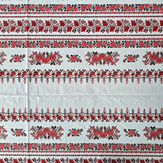Kotonia Home Față de masă Din Bumbac Set Rustic 150x160cm