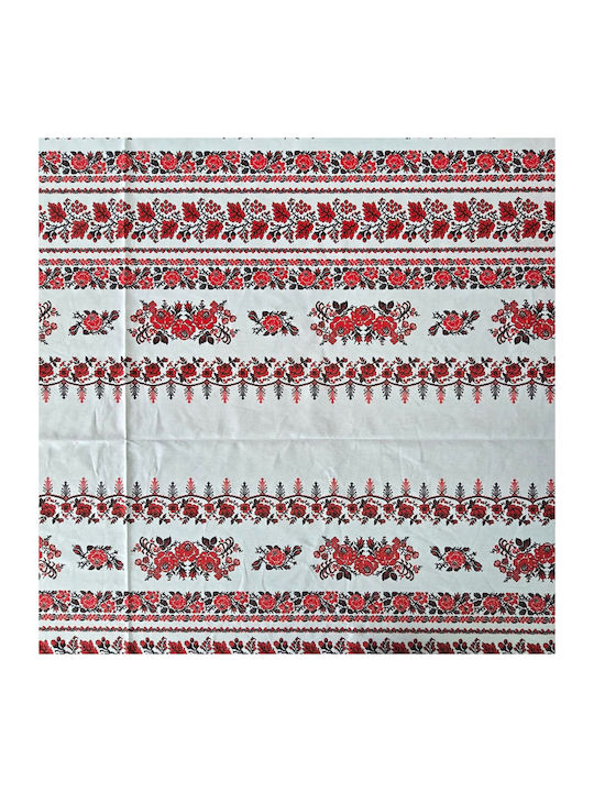 Kotonia Home Tablecloth Cotton Set Rustic 90x150cm