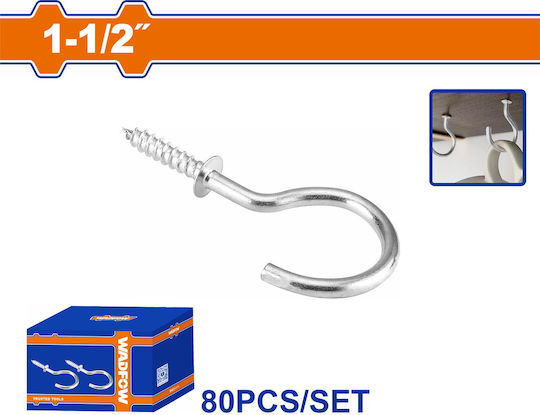 Wadfow Ξυλόβιδα Γαλβανιζέ με Μήκος 58mm 80τμχ