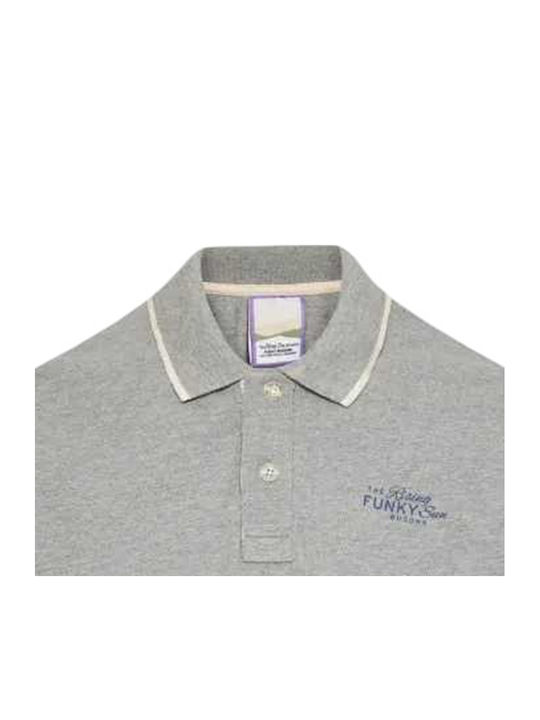 Polo Short Sleeve Gray Blouse