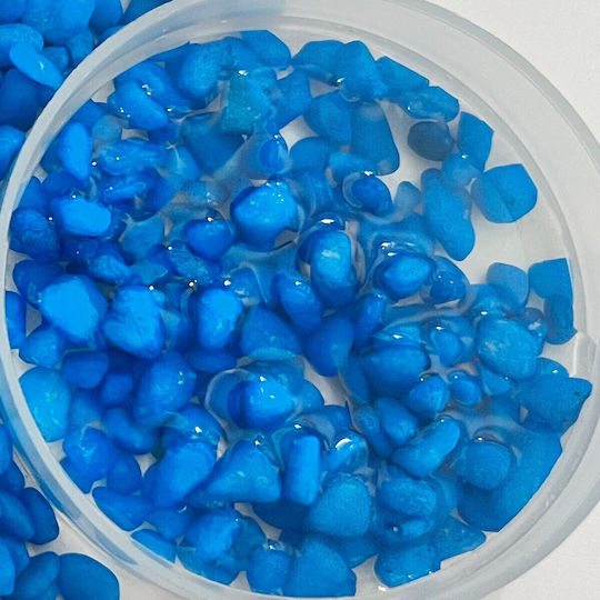 Epigasos Aquarium Gravel Blue Diameter 3-5mm 0.5kg
