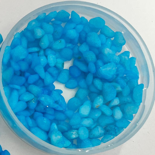 Epigasos Aquarium Gravel Blue Diameter 1-3mm 0.5kg