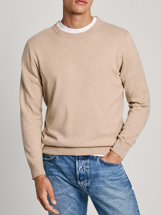 Andre Long Sleeve Sweater Biege