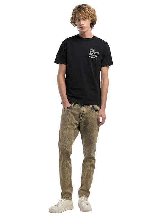 T-shirt Λευκο-μαυρο