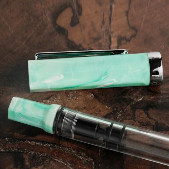 Twsbi Piston Filling Calligraphy Pen Medium with Red Ink