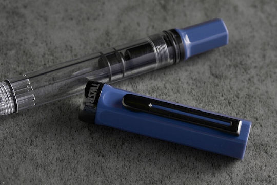 Twsbi Πένα Καλλιγραφίας Medium με Μπλε Μελάνι