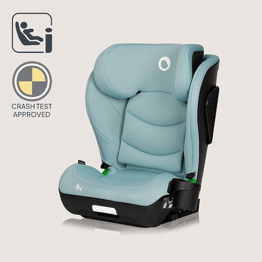 Lionelo Neal Baby Car Seat High-back Booster i-Size with Isofix Green Turquoise