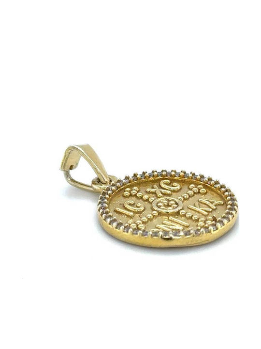 Drandakis Halskette Konstantin Talisman aus Vergoldetem Silber Drandakis Halskette Konstantin Talisman aus Vergoldetem Silber