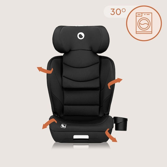 Lionelo Neal Scaun Auto pentru Copii High-back Booster i-Size cu Isofix Carbon negru