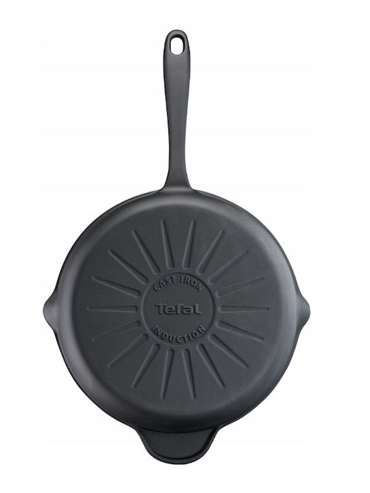 Tefal Tradition Pan made of Cast Iron with Non-Stick Coating 26cm