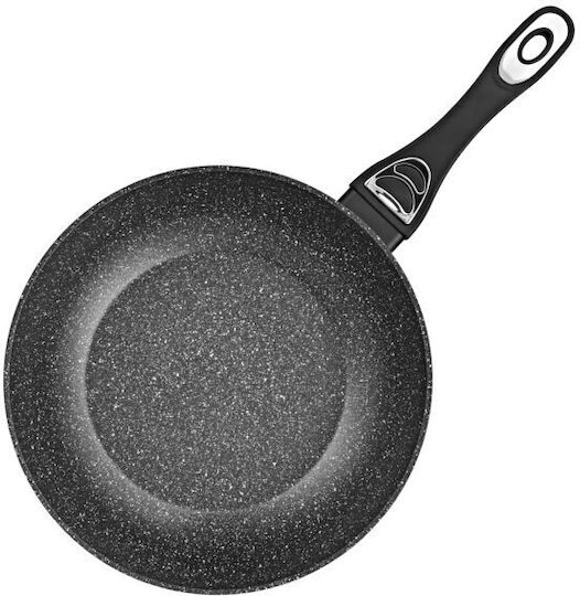 Samus Wok din Aluminiu Turnat cu Strat Antiaderent 28cm