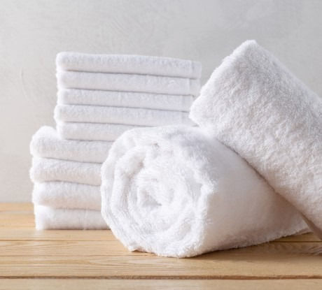 Kotonia Home Prosoape De Hotel Pentru Față 90x50cm Albă Greutate 450gsm