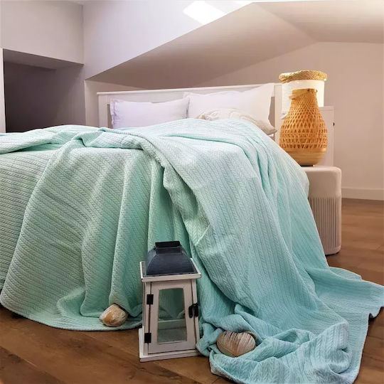 Kotonia Home Κουβερλί Υπέρδιπλο Aqua 220x240cm