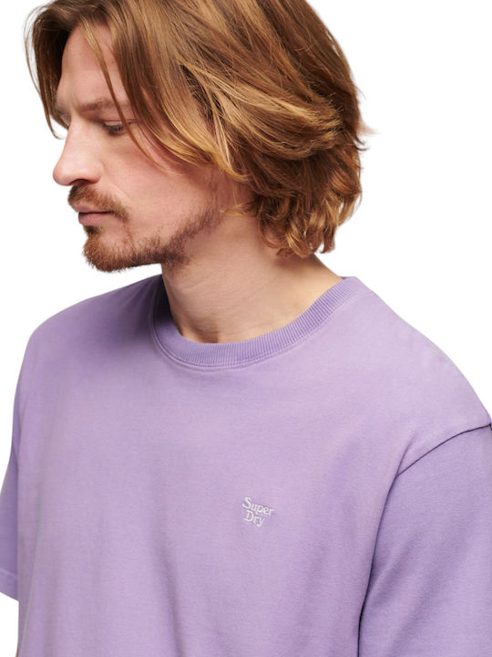 Superdry T-shirt Μωβ