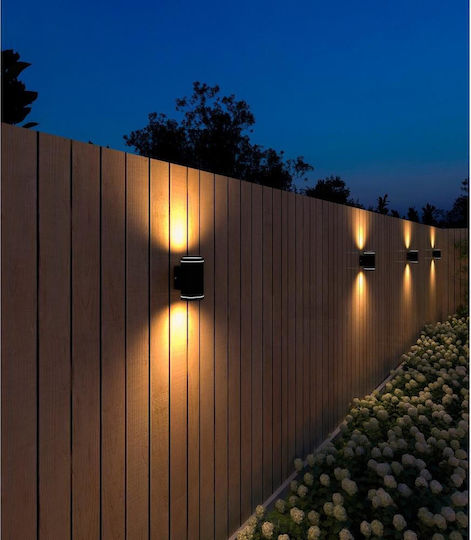 Calex Επιτοίχιο Εξωτερικό Φωτιστικό LED IP44 4W με RGB Φως