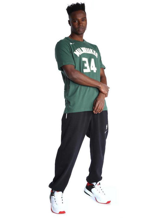 NBA Milwaukee Bucks Giannis Antetokounmpo Sportliches T-Shirt Grün