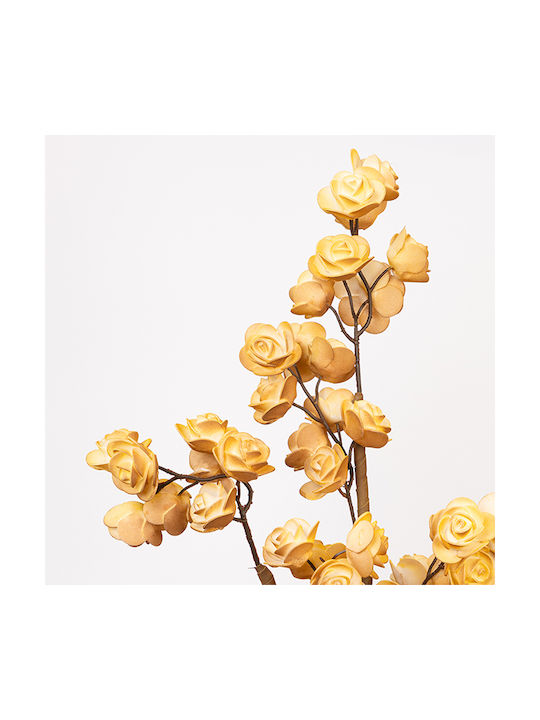 Flower Branch Foam Cotton Branch Beige 23x105cm Pack of 2 Pieces