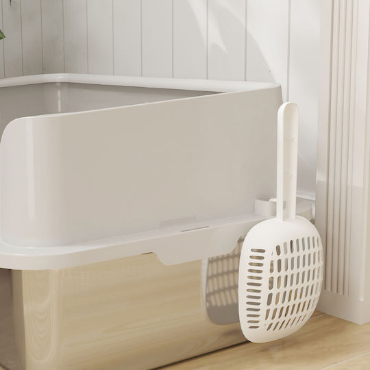 Pawhut Cat Basin Gray L60 x W40 x H28cm