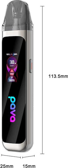 White Pod-Bausatz 2ml mit eingebauter Batterie 1000mAh Pearl White