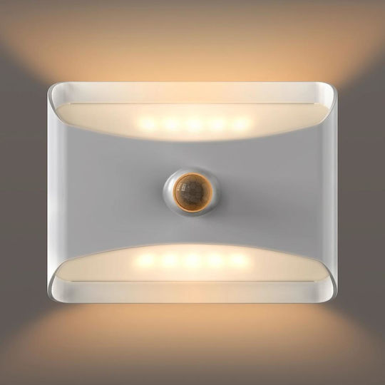 Calex LED Sicherheitsleuchte Punkt mit Batteriebetrieben und Bewegungssensor 1Stück