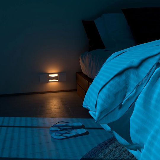 Calex LED Sicherheitsleuchte Punkt mit Batteriebetrieben und Bewegungssensor 1Stück