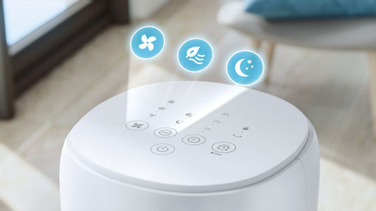 Philips Seria 5000 Ventilator Tip Turn 40W Cu Telecomandă Alb