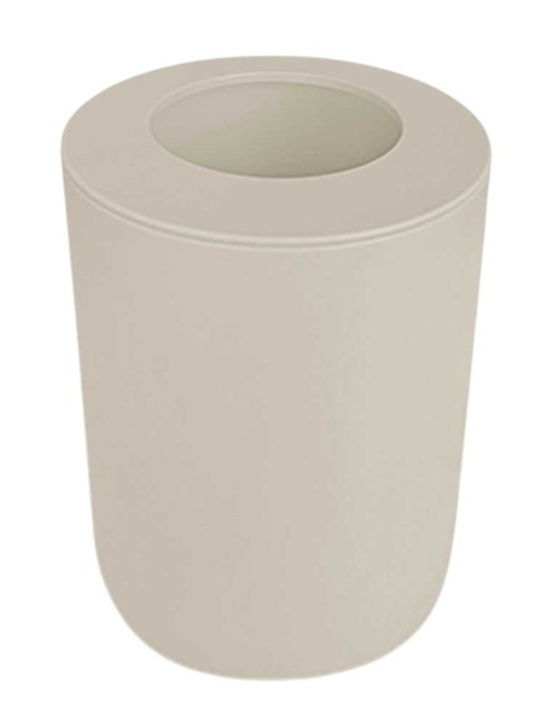 Kunststoff Badezimmer Mülleimer Beige